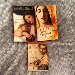 Lot of 3 Sarah Dunant Books EUC